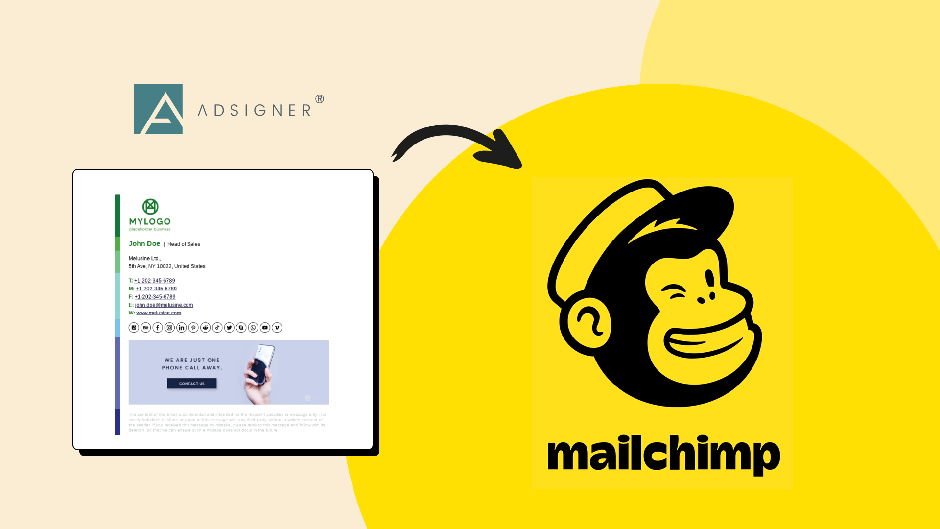Deliver better email campaigns with AdSigner and Mailchimp